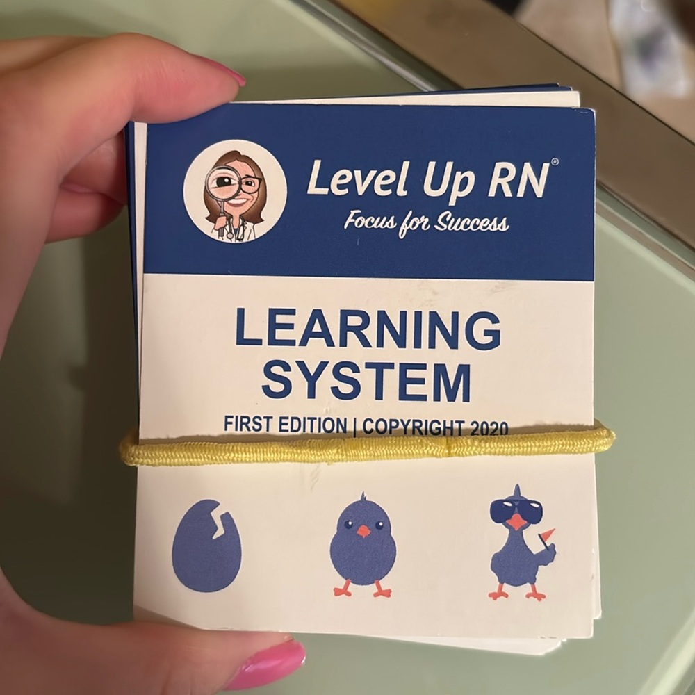 Level up RN learning system cards